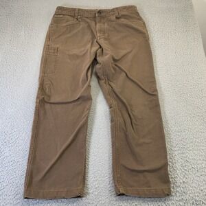 The North Face Canvas Pants Mens 36x29 Brown Relaxed Work Hike Outdoor‎ Gorpcore